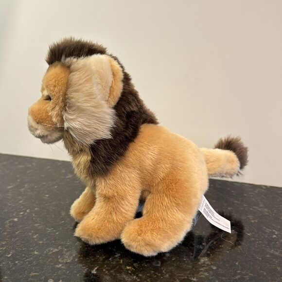 Vintage 1986 bon ton toys plush lion WWF stuffed animal. Size 8” - Picture 3 of 8